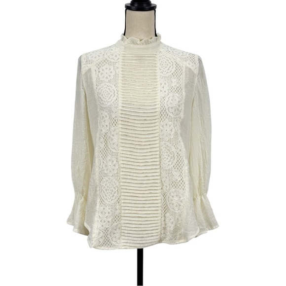 Once Upon a Dream Vintage-Inspired Lace Blouse – Size M - Picture 11 of 11